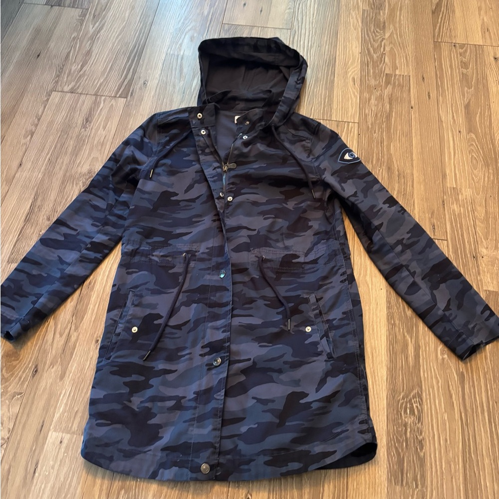 Camouflage Hooded Rain Jacket - Picture 1 of 1